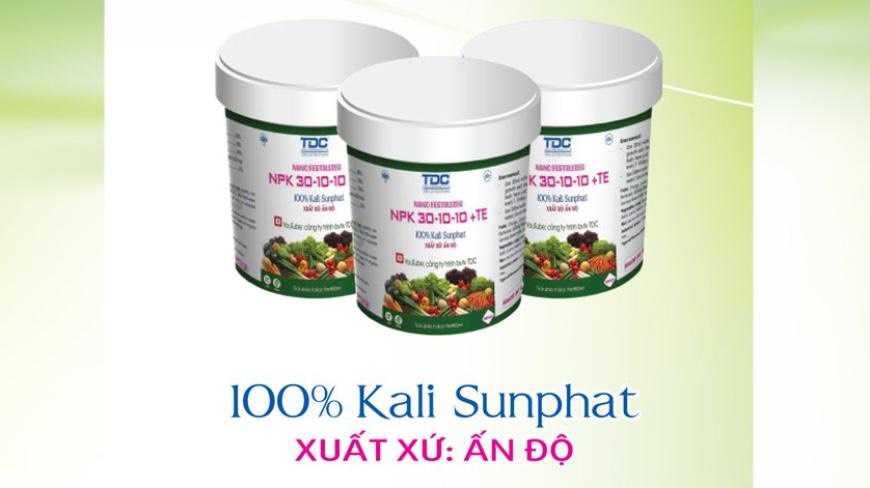 PHÂN BÓN NPK 30-10-10 100% kali Sunphat