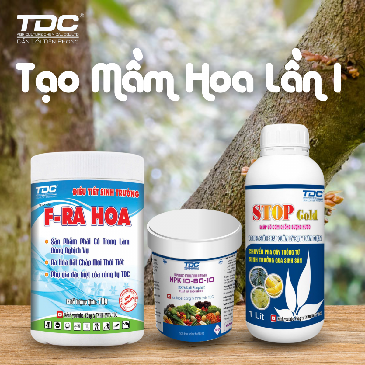 Bộ sản phẩm tạo mầm hoa lần 1