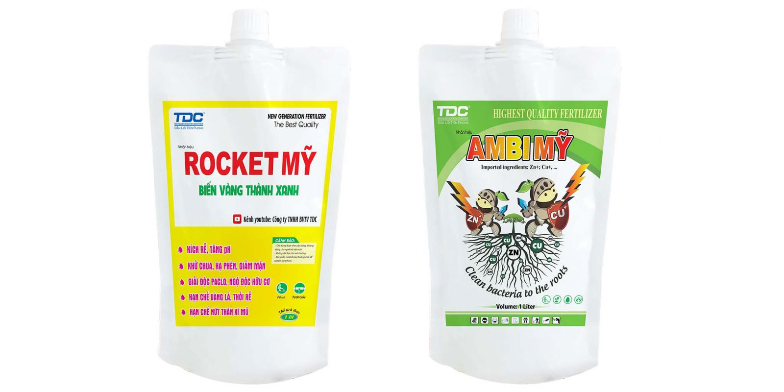 sản phẩm rocket mỹ và ambi mỹ